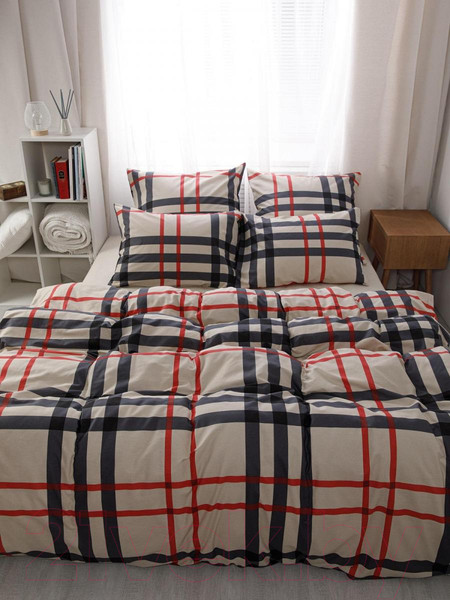 Изображение товара Комплект постельного белья Веселина Бербари 1.5сп / 10399-1+10333-5 (50х70)