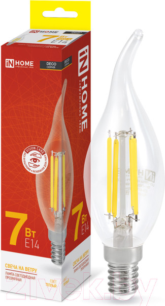 Изображение товара Лампа INhome LED-Свеча на ветру-deco / 4690612007663