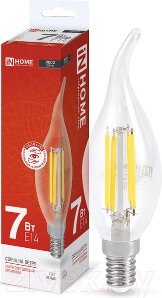 Изображение товара Лампа INhome LED-Свеча на ветру-deco / 4690612007670