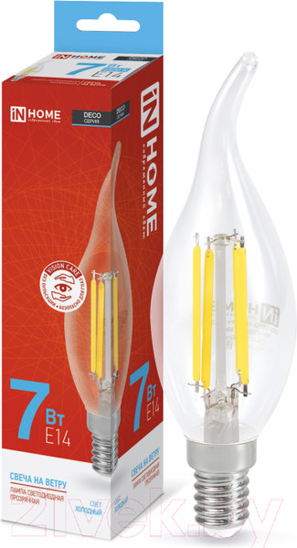 Изображение товара Лампа INhome LED-Свеча на ветру-deco / 4690612034997