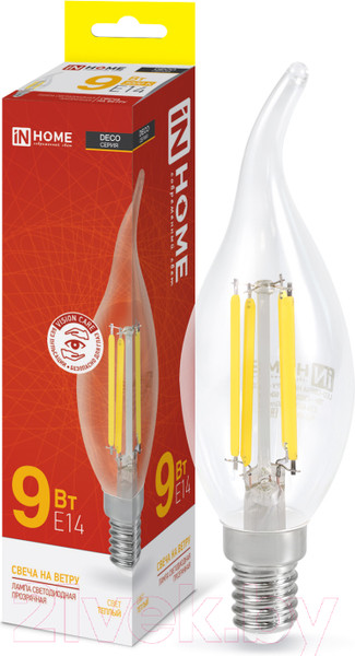 Изображение товара Лампа INhome LED-Свеча на ветру-deco / 4690612026220
