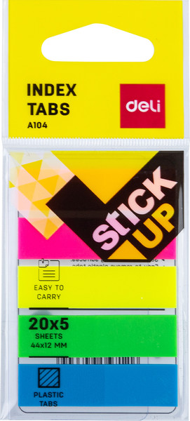Изображение товара Стикеры канцелярские Deli А10402 (20л, 5цв)