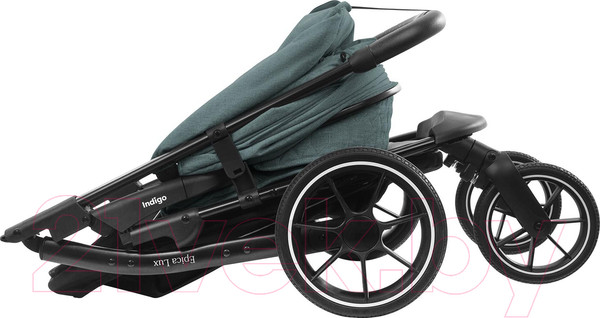 Изображение товара Детская прогулочная коляска INDIGO Epica Lux S (зеленый)