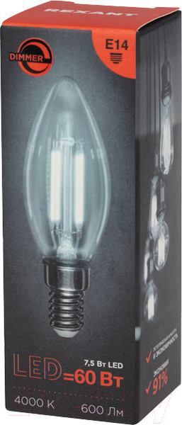 Изображение товара Лампа Rexant Свеча 604-088