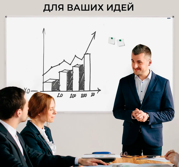 Изображение товара Магнитно-маркерная доска OfficeSpace 347028 (100x180см)