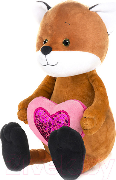 Изображение товара Мягкая игрушка Maxitoys Luxury Романтичный лисенок с сердечком / MT-GU042021-4-20