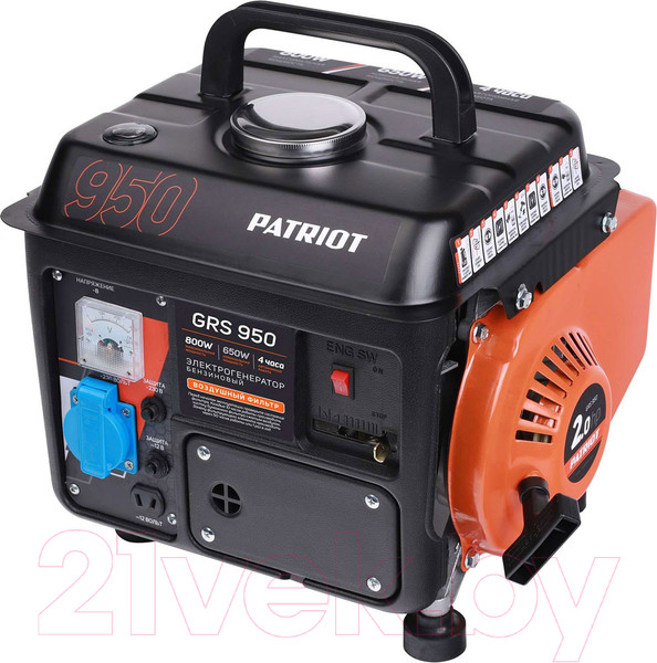 Изображение товара Бензиновый генератор PATRIOT GRS 950