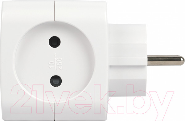 Изображение товара Электроразветвитель ЭРА SP-2-USB-W / Б0049531 (белый)