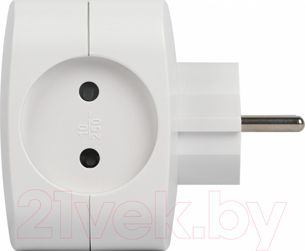 Изображение товара Электроразветвитель ЭРА SP-4-USB-W / Б0049532 (белый)