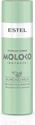 Изображение товара Бальзам для волос Estel Moloko Botanic Сливки (200мл)