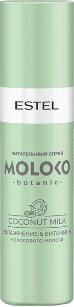Изображение товара Спрей для волос Estel Moloko Botanic Питательный (200мл)