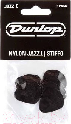 Изображение товара Набор медиаторов Dunlop Manufacturing Nylon Jazz I 47P1S (6шт)