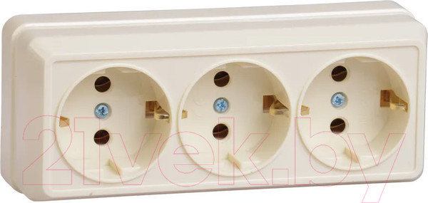 Изображение товара Розетка IEK Октава ERO31-K33-16-DC (кремовый)