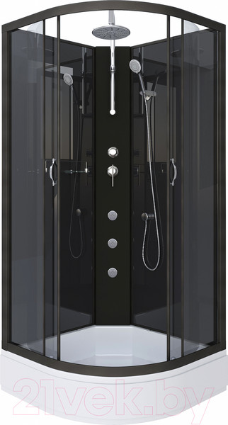 Изображение товара Душевая кабина Niagara NG-6501-14BKTG 90x90x200 (тонированное стекло/черный)