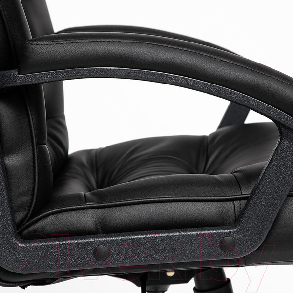 Изображение товара Кресло офисное Tetchair Сн9944 (хром/кожзам черный)