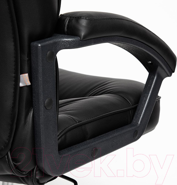 Изображение товара Кресло офисное Tetchair Сн9944 (хром/кожзам черный)