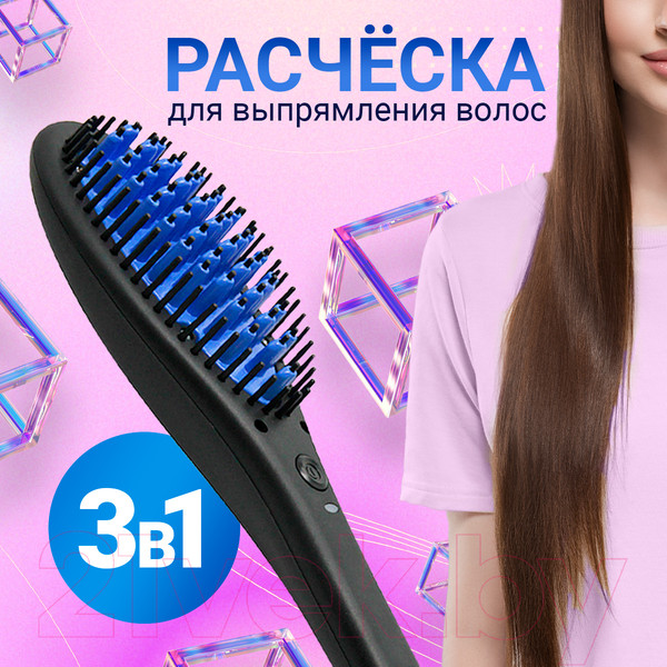 Изображение товара Расческа-выпрямитель Atlanta ATH-6725 (синий)