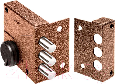 Изображение товара Замок накладной Эльбор 1 04 51 Кремень КМА