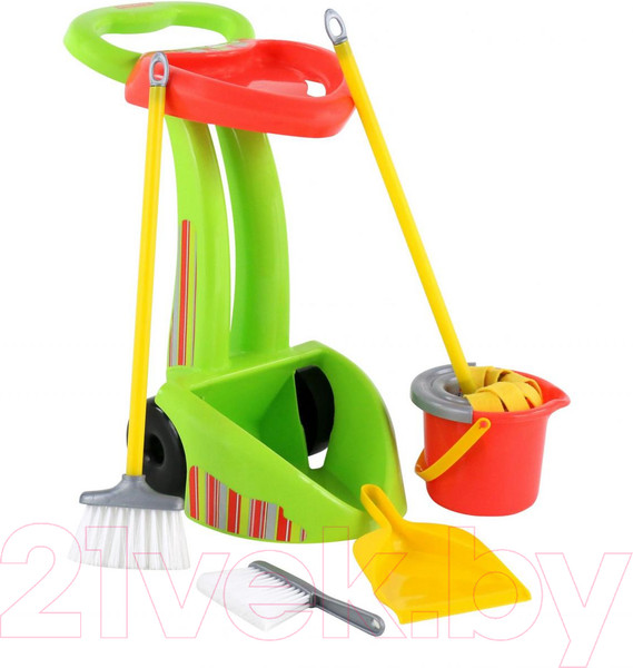 Изображение товара Набор хозяйственный игрушечный Полесье Чистюля 2 / 68644