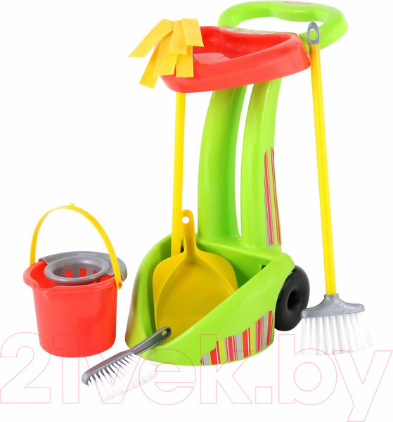Изображение товара Набор хозяйственный игрушечный Полесье Чистюля 2 / 68644