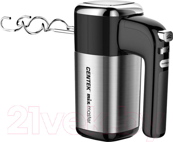 Изображение товара Миксер ручной Centek CT-1120 (черный/сталь)