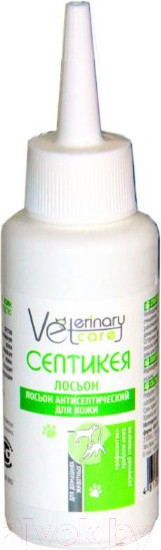 Изображение товара Лосьон для кожи животных Veterinary Care Септикея для кожи (80мл)