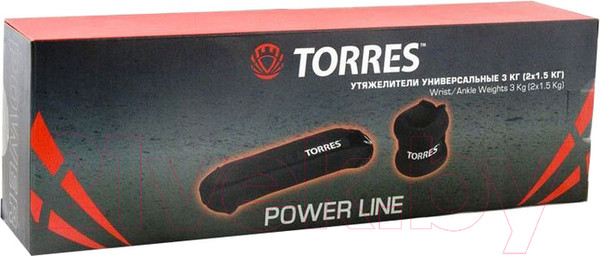 Изображение товара Комплект утяжелителей Torres PL110183 (2x1.5кг)