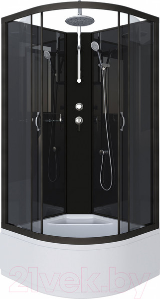 Изображение товара Душевая кабина Niagara NG-6508-14BKT 90x90x210 (тонированное стекло/черный)