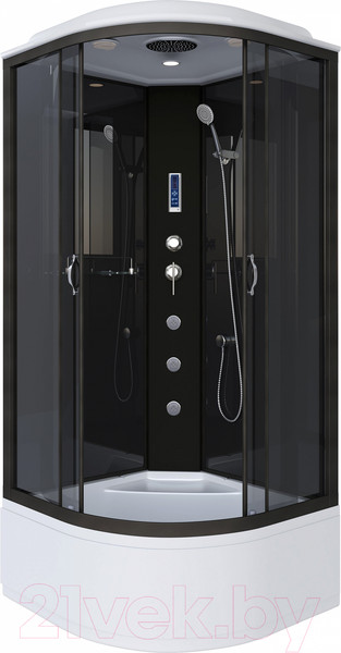 Изображение товара Душевая кабина Niagara NG-6508-14F 90x90x215 (тонированное стекло/черный)