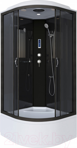 Изображение товара Душевая кабина Niagara NG-6508-14P 90x90x215 (тонированное стекло/черный)