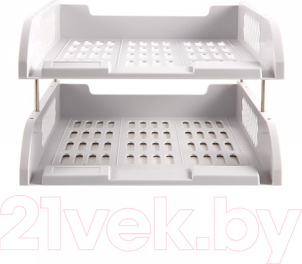 Изображение товара Набор лотков для бумаг Deli E9216 (серый)