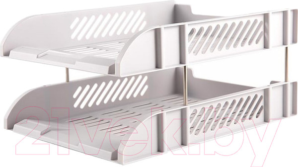 Изображение товара Набор лотков для бумаг Deli E9216 (серый)