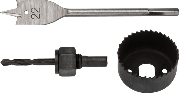 Изображение товара Набор сверл FIT Наборные для замков 22/54мм / 36349 (3шт)