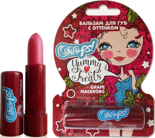 Изображение товара Бальзам для губ Galant Cosmetic Ooops! Grape Macarons (4.2г)