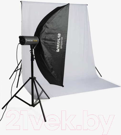 Изображение товара Фон тканевый RayLab RL-BP01 (2x3м, белый)