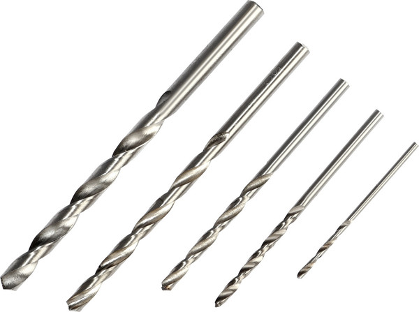 Изображение товара Набор сверл Tundra HSS по металлу цилиндр. хвостовик 1.5 2.5 3 4 5мм / 1119691 (5шт)