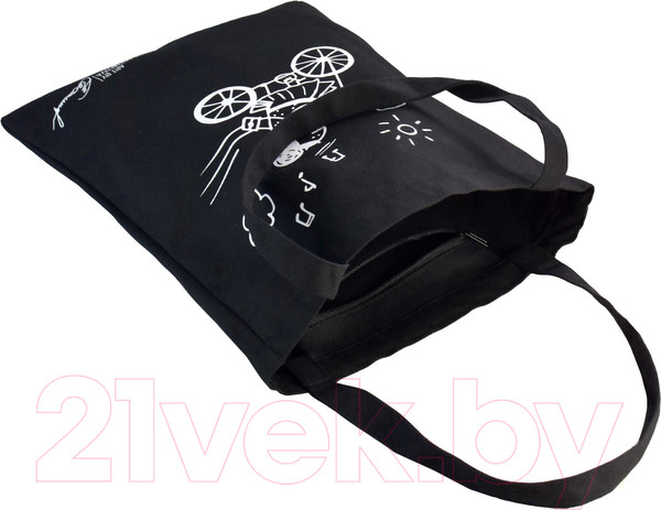 Изображение товара Сумка-шоппер Феникс+ Варя на велосипеде / 60042