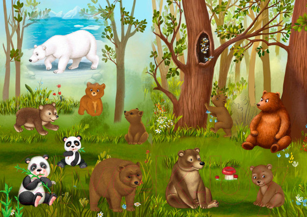 Изображение товара Развивающая книга Робинс Наклейки с заданиями. Такие разные животные