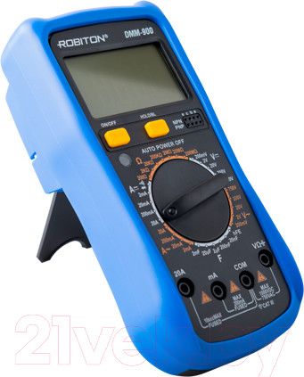 Изображение товара Мультиметр цифровой Robiton Master DMM-900 BL1 / БЛ13357