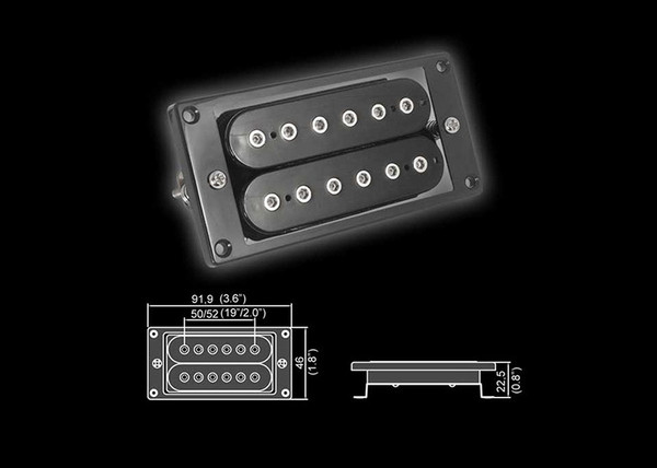 Изображение товара Звукосниматель гитарный Belcat BH-27Neck-BK (черный)