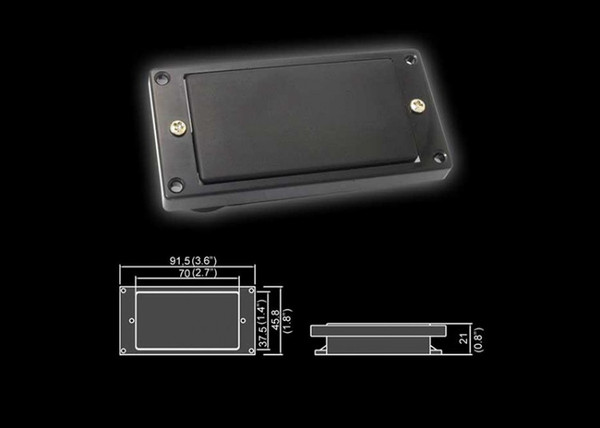 Изображение товара Звукосниматель гитарный Belcat BH-31Bridge-BK (черный)