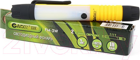 Изображение товара Фонарь Garin Lux PM-3W / БЛ13863 (желтый)