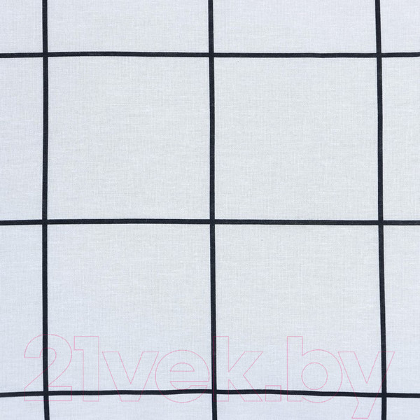 Изображение товара Комплект постельного белья Этель Клетка / 9355718 (белый)