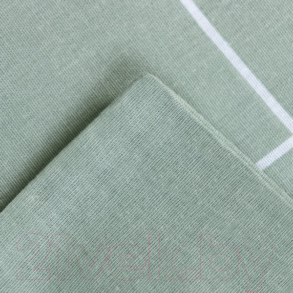 Изображение товара Комплект постельного белья Этель Клетка / 9355734 (оливковый)