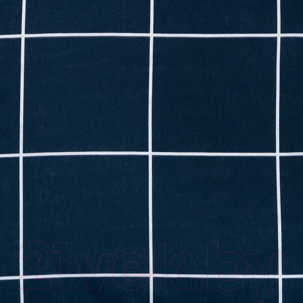 Изображение товара Комплект постельного белья Этель Клетка / 9355731 (синий)