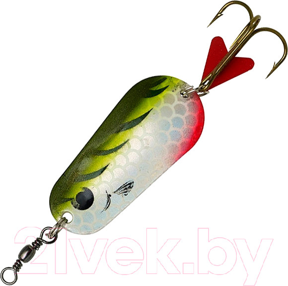 Изображение товара Блесна DAM FZ Standard Spoon S / 69605 (оливковый/Chartreuse Tiger Uv)