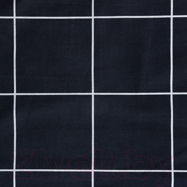 Изображение товара Комплект постельного белья Этель Клетка / 9355713 (черный)