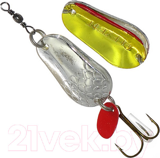 Изображение товара Блесна DAM FZ Twin Spoon S / 5018106 (серебристый/золото)