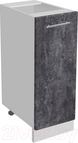 Изображение товара Шкаф-стол кухонный Артём-Мебель 300мм СН-114.01 (ДСП бетон спаркс)