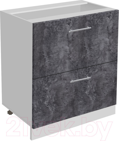 Изображение товара Шкаф-стол кухонный Артём-Мебель 800мм СН-114.17-Ш (ДСП бетон спаркс)